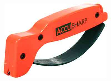 BLAZE ORANGEACCUSHARP KNIFE SHARPENER