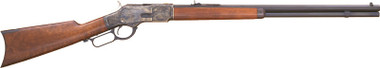 24" OCTAGON CC/BLUED WALNUTCIMARRON 1873 SPORTING 357/38