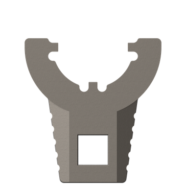 Real Avid AVMFTCNW Master -Fit Thin Castle Nut Wrench Titanium/Stainless Steel for AR-Platform
