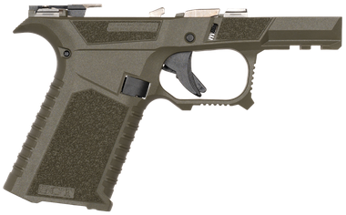Sct Manufacturing 0226020000IB Sub CompactCompatible w/ Glock 43X/48 OD Green Polymer Frame Aggressive Texture Grip