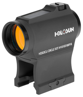 Holosun HS503CU 503Black Anodized 1 x 20 mm 2 MOA Red Dot/65 MOA Circle Multi Reticle