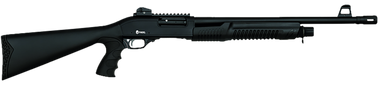 Citadel FRPATMB1220 PAT12 Gauge Pump 3" 3+1 20" Black Steel Barrel, Black Picatinny Rail Steel Receiver, Fixed Black Synthetic Stock