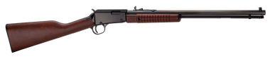 Henry H003TM Pump22 WMR Caliber with 12+1 Capacity, 20.50" Octagon Barrel, Black Metal Finish & American Walnut Stock Right Hand (Full Size)