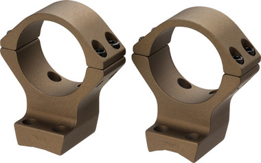 2PC BURNT BRONZE FOR X-BOLTBROWNING X-LOCK MOUNTS 1" HIGH