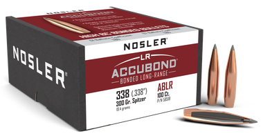 Nosler 338 Ammo 300gr ABLR Ammunition - 100 Rounds