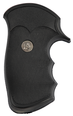 Pachmayr 05054 Decelerator Grip Checkered Black Rubber with Finger Grooves for T/C Contender