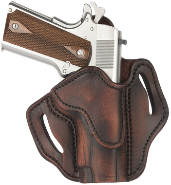 1791 Gunleather ORBH1SVTGR BH1 Optic Ready OWB Vintage Leather Belt Slide Fits 4-5" 1911 Right Hand