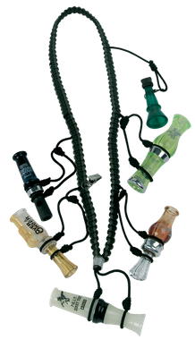 Primos 69628 Waterfowler's Call LanyardBlack Nylon
