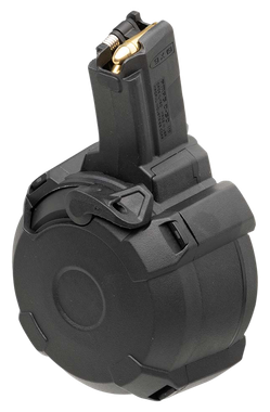 Magpul MAG1181BLK PMAGBlack Drum 50rd 9mm Luger for H&K MP5/94