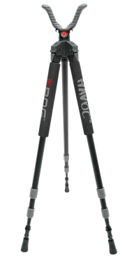 Bog-Pod 1100479 HavocTripod made of Black Finish Aluminum with Foam Grip, Rubber Feet, 360 Degree Pan & 22-50" Vertical Adjustment