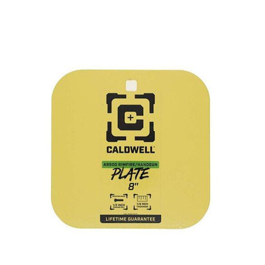 Caldwell AR500 Rimfire/Handgun Target 8" Gong 1/4" Yellow