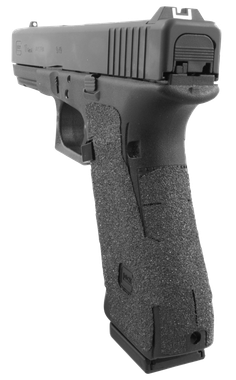 Talon Grips 113G Adhesive GripCompatible w/ Glock 17/22/24/31/34/35/37 Gen4 w/No Backstrap, Black Textured Granulate