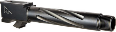 BLACK PVD FOR GLOCK 17 GEN 3/4RIVAL ARMS BARREL THREADED 9MM