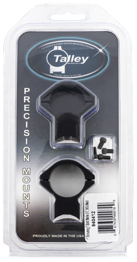 Talley 940412 Scope Mount/Ring ComboBlack Anodized Aluminum 1" Tube Browning T-Bolt Medium Rings 0 MOA