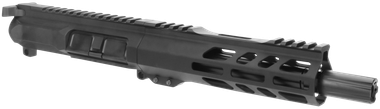 TacFire BU9MM7 Pistol Upper Assembly9mm Luger Caliber with 7" Black Nitride Barrel, Black Anodized 7075-T6 Aluminum Receiver & M-LOK Handguard for AR-Platform Includes Bolt Carrier Group