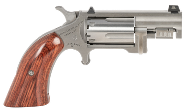 North American Arms SNTBGT Sentinel22 WMR 5 Shot 1.42" Matte Stainless Steel Barrel, Stainless Cylinder, Matte Stainless Steel Frame, Exposed Hammer