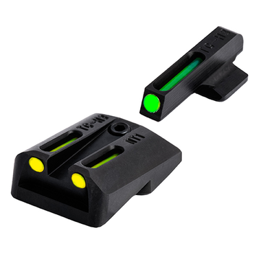 TFO Sight Set for Novak 1911 .260/.450 - Green Front/Yellow Rear
