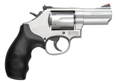 Smith & Wesson 10061 Model 66 Combat Magnum 357 Mag or 38 S&W Spl +P Stainless Steel 2.75" 2 Piece Barrel, 6 Shot K-Frame, Full-length Extractor Rod, Synthetic Grip, Internal Lock