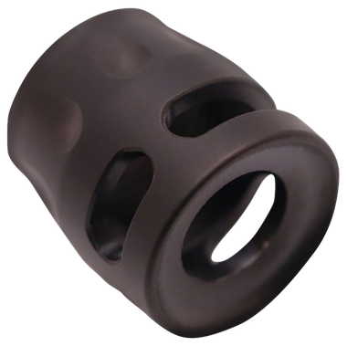 True Precision Inc TPSMICROBC Micro Compensator S-Type Black DLC 416R Stainless Steel 1/2"x28 Threads 9mm/380 ACP