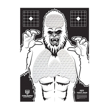Triumph Systems 031513006 Threat Down Reactive Splatter Target Yeti Hanging Paper 30"H x 22"W