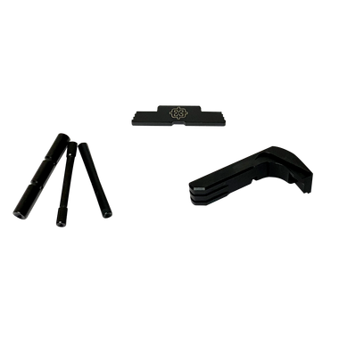 Cross Armory CRG5OKBK 3 Piece KitExtended Compatible w/ Glock 17/19/26/34 Gen5 Black Steel/Aluminum