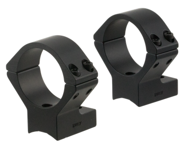 Talley 740734 Scope Mount/Ring ComboBlack Anodized 30mm Tube Weatherby Vanguard Medium Rings