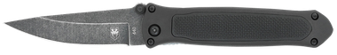CobraTec Knives BLKHRQS Quick Strike3.25" Folding Drop Point Plain Stonewashed 440 SS Blade, 4.50" G10 Handle