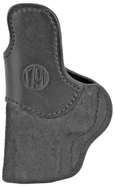 1791 Gunleather RCH4BLKR RCHIWB Size 04 Black Leather Belt Clip Compatible w/Glock 17/S&W M&P Shield/Springfield XD Right Hand