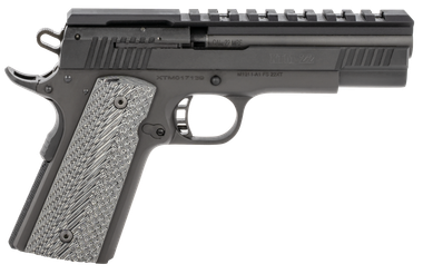Rock Island 56790 XT Magnum Pro 22 Mag 14+1 5" All Black Pakerized Bull w/Accessory Rail Barrel & Serrated Slide, Steel Frame w/Beavertail Black G10 Grip