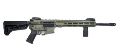 Maxim Defense MD15L AR Rifle - Bazooka Green | 5.56 NATO | 16" Spiral Fluted Barrel | Blackout Defense Trigger | Radian Charging Handle