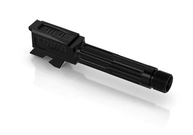 LANTAC 9INE Glock G43 Fluted Barrel 416R - Threaded | Black DLC