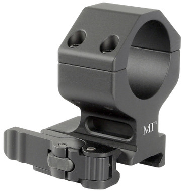 Midwest Industries Elite Defense Quick Detach Aluminum Co-Witness Ring Mount - Black | Fits Aimpoint Pro, ML2, ML3
