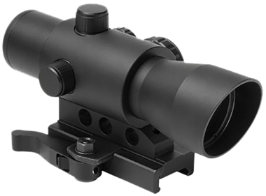 NcStar DMRK132A Mark III Tactical Advanced with 4 ReticlesBlack Anodized 1 x 32 mm3 MOA Red/Green/Blue Multi Reticle