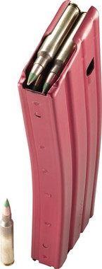 RED FINISH ALUMINUMCPD MAGAZINE AR15 5.56X45 30RD