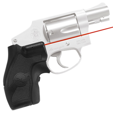 Crimson Trace 011680 LasergripsFits S&W J Frame Round Butt, Red Laser Black Polymer
