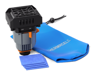 Thermacell MRBPR BackpackerGray Effective 15 ft Odorless Scent Repels Mosquito 4 oz Effective Up to 90 Hours