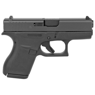 Glock 42 Subcompact Handgun .380 ACP 6/rd Magazines (2) 3.25" Barrel Black USA REBUILT