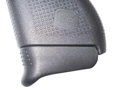 Pearce Grip PG43+1 Magazine Extensionmade of Polymer with Black Finish & 3/4" Gripping Surface for Glock 43 (Adds 1rd)