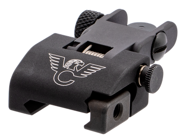 Wilson Combat TRQDSR Rear SightBlack Flip-Up for AR-15