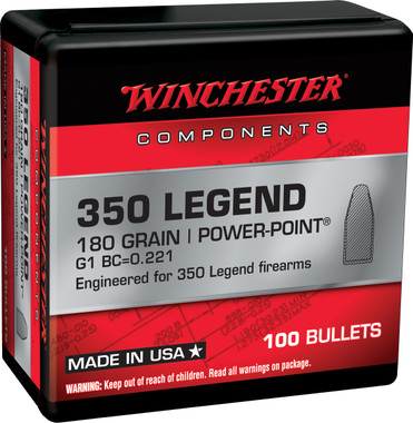 Winchester .350 Legend Ammo 180gr PP Ammunition - 100 Rounds