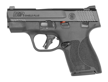 dSMITH & WESSON M&P SHIELD PLUS TS BLK 9MM 3.1" 2-10RD MA COMPLNT