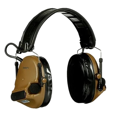 Peltor MT20H682FB09CY ComTac V Hearing Defender Headset 23 dB Over the Head Coyote Brown Adult