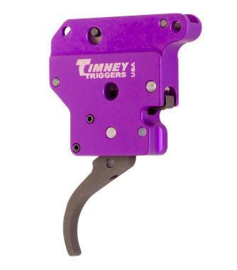 Timney Triggers 502B Benchrest TriggerSingle-Stage Curved Trigger with 3-6 oz Draw Weight & Purple/Black Finish for Remington 700