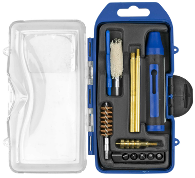 DAC GM45P GunMaster Cleaning Kit 44 Cal & 45 Cal Pistol/14 Pieces Black/Blue