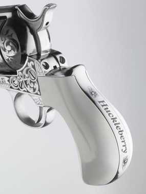 3.5" NICKEL ENGRAVED B-HEADCIMARRON HUCKLEBERRY 45LC