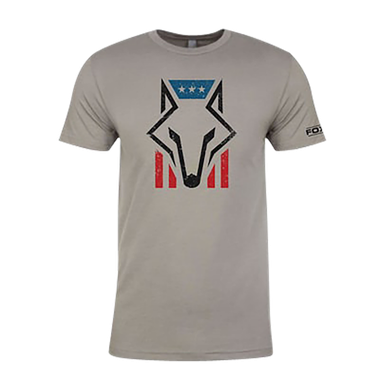 Foxpro FHFGS Foxhead Flag Gray Cotton/Polyester Short Sleeve Small