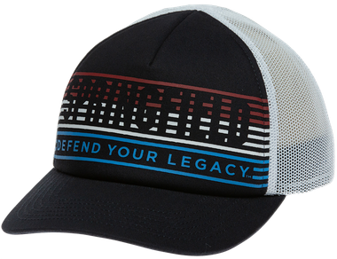 Springfield Armory GEP2380 Retro 80's/90's Trucker Hat Navy/White Adjustable Snapback OSFA Structured