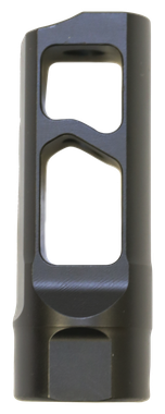 Bushmaster 0051002BLK Snake Charmer Muzzle Brake Black 5/8"-24 tpi for 308 Win