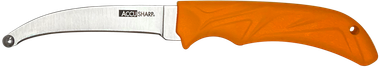 AccuSharp 734C AccuZip4" Fixed Plain Stainless Steel/ Blade Blaze Orange Ergonomic Anti-Slip Rubber Handle