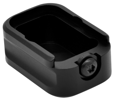 Warne MESIG54BLK Magazine Extensionmade of 6061-T6 Aluminum with Hardcoat Anodized Black Finish for Sig P320 Magazines (Adds 5rds 9mm Luger)